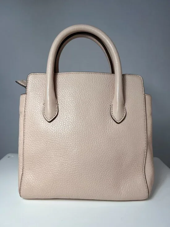 TORY BURCH Clara Mini Satchel Crossbody Made of Soft Pink Italian Leather - Picture 2 of 10